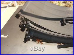 10 SOLAR SWIMMING POOL HEATING PANELS WITH 2 IN PIPES