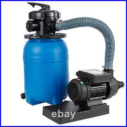 10 Sand Filter with 1/3HP Water Pump Above Ground Swimming Pool Pump 2640GPH 10 Sand Filter with 1/3HP Water Pump Above Ground Swimming Pool Pump 2640GPH