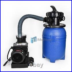 10in 2280GPH Sand Filter Above Ground 1/4HP Swimming Pool Pump intex compatible