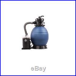 11315 Blue Torrent 14 Sand Filter Above Ground Pool System with 1/3 HP Pump