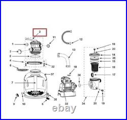 11378 Intex 11378 6-Way Valve for 14inch Intex Sand Filter Pump