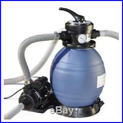 12000 Gallon Above Ground Swimming Pool Sand Filter System Pump for Pool 9600 Gl