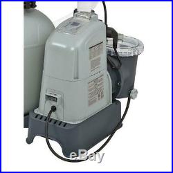 120-Volt Above Ground Sand Filter Pool Pump and Saltwater System