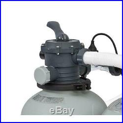 120-Volt Above Ground Sand Filter Pool Pump and Saltwater System
