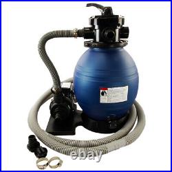 12 Above Ground Sand Filter System For Intex, Bestway, H2O & Coleman Pools
