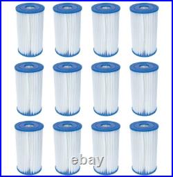 12 Bestway Type IV / B Filter Cartridges for 2500 GPH Above Ground Pool Filters