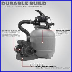 12-Inch Sand Pool Filter for Above-Ground Pools 2400GPH 7-Way Valve 12-Inch Sand Pool Filter for Above-Ground Pools 2400GPH 7-Way Valve
