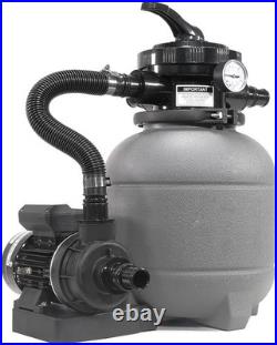 12-Inch Sand Pool Filter for Above-Ground Pools 2400GPH 7-Way Valve 12-Inch Sand Pool Filter for Above-Ground Pools 2400GPH 7-Way Valve