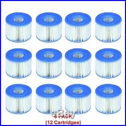12 Pack Set Spa Hot Tub Filter Cartridge Pool Type S1 Replacement Easy To Clean