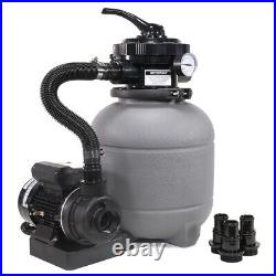 12 Sand Filter 2400GPH 1/4HP Pump for 10,000 Gallons Above-Ground Swimming Pool