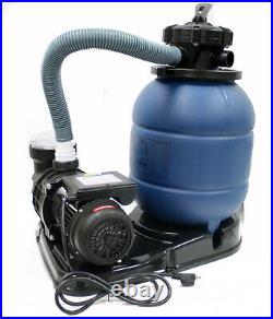 12 Sand Filter & 2400GPH Water Pump System for Intex Above Ground Swimming Pool