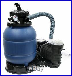 12 Sand Filter & 2880GPH Water Pump System for Intex Above Ground Swimming Pool