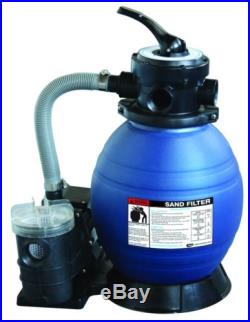 12 Sand Filter & 3/4HP Pump 2400GPH Above Ground Swimming Pool Soft Side Intex
