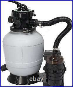 12 Sand Filter Above Ground with 1/2HP Pool Pump 2640GPH Flow with 24H Timer