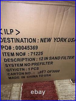 12 Sand Filter & Pump