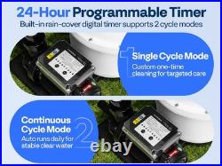 12'' Sand Filter Pump 3168GPH 0.4HP Above Ground Pool Filter System 6-Way Timer