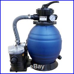 12 Sand Filter With 3/4 HP Self-Priming Pump Swimming Pool