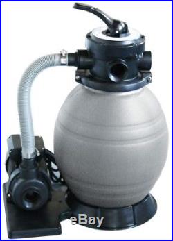 12 in. Above Ground Pools Sand Filter System with 1/2 HP Pool Pump UV Resistant