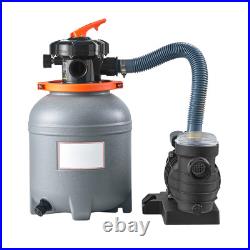 12 in Sand Filter Pump for Above Ground Swimming Pools 1/2 HP 3000 GPH Flow Rate 12 in Sand Filter Pump for Above Ground Swimming Pools 1/2 HP 3000 GPH Flow Rate