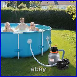 12 in Sand Filter Pump for Above Ground Swimming Pools 1/2 HP 3000 GPH Flow Rate 12 in Sand Filter Pump for Above Ground Swimming Pools 1/2 HP 3000 GPH Flow Rate