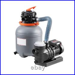 12 in Sand Filter Pump for Above Ground Swimming Pools 1/3 HP 2650 GPH Flow Rate 12 in Sand Filter Pump for Above Ground Swimming Pools 1/3 HP 2650 GPH Flow Rate