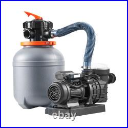 12 in Sand Filter Pump for Above Ground Swimming Pools 1/3 HP 2650 GPH Flow Rate 12 in Sand Filter Pump for Above Ground Swimming Pools 1/3 HP 2650 GPH Flow Rate