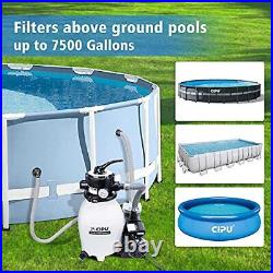 12-inch Sand Filter Pump System Handy 4-Way Valve for Above Ground Swimming Pool