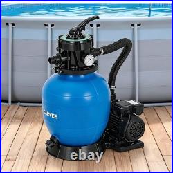 13 1/2HP Sand Filter Pump System 2642GPH for Above Ground Pool 7-Ways Valve US