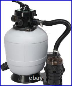 13 Sand Filter Above Ground 3/4HP Pool Pump 3435GPH Flow 6-Way Valve 24H Timer 13 Sand Filter Above Ground 3/4HP Pool Pump 3435GPH Flow 6-Way Valve 24H Timer