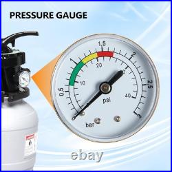 13 Sand Filter Above Ground 3/4HP Pool Pump 3435GPH Flow 6-Way Valve 24H Timer 13 Sand Filter Above Ground 3/4HP Pool Pump 3435GPH Flow 6-Way Valve 24H Timer