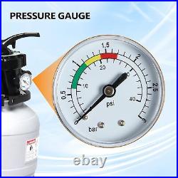 13 Sand Filter Above Ground with 3/4HP Pool Pump 3435GPH Flow 6-Way Valve Gray 13 Sand Filter Above Ground with 3/4HP Pool Pump 3435GPH Flow 6-Way Valve Gray