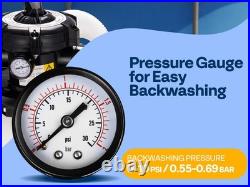 13 Sand Filter Pump 0.75HP 3618GPH Pool Filter System with 24H Timer 6 Way Valve 13 Sand Filter Pump 0.75HP 3618GPH Pool Filter System with 24H Timer 6 Way Valve