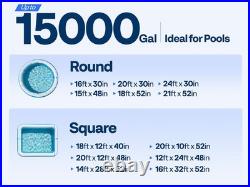13 Sand Filter Pump 0.75HP 3618GPH Pool Filter System with 24H Timer 6 Way Valve 13 Sand Filter Pump 0.75HP 3618GPH Pool Filter System with 24H Timer 6 Way Valve
