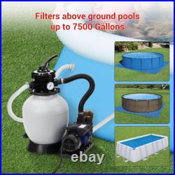 13 Sand Filter Pump 3434GPH Pool Sand Filter for Above Ground & Inground Pool 13 Sand Filter Pump 3434GPH Pool Sand Filter for Above Ground & Inground Pool