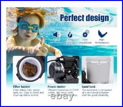 13 Sand Filter System with 6-Way Valve Pool Pump 2500GPH Above Ground Pool 13 Sand Filter System with 6-Way Valve Pool Pump 2500GPH Above Ground Pool
