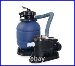 13 Sand Filter with 3/4HP Pool Pump 4-Way Valve Above Ground Pool Set