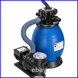 13 Sand Filter with 3/4HP Pump Above Ground Swimming Pool 2380GPH + 6 Way Valve