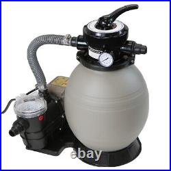 13 Sand Filter with Pool Pump Kit Above Ground Digital Programmer Timer 2640GPH