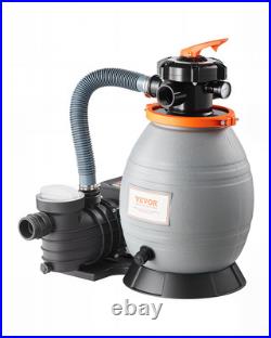 13 in Sand Filter Pump for Above Ground Swimming Pools 3/4 HP 3500 GPH Flow Rate 13 in Sand Filter Pump for Above Ground Swimming Pools 3/4 HP 3500 GPH Flow Rate