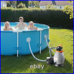 13 in Sand Filter Pump for Above Ground Swimming Pools 3/4 HP 3500 GPH Flow Rate 13 in Sand Filter Pump for Above Ground Swimming Pools 3/4 HP 3500 GPH Flow Rate