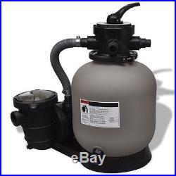 14 Sand Filter System Above-Ground Swimming Pool with Pump Valve 4755GPH New