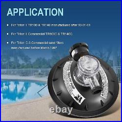 154856 8-1/2 Black Buttress Thread Closure Kit for Triton Pool & Spa Filter