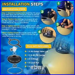 154856 Tank Lid Closure Kit 8.5 for Pentair Triton Pool Spa Filter TR100, TR140