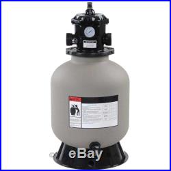 16 Above Inground Swimming Pool Sand Filter with Valve Fit 1/2HP 3/4HP Water Pump