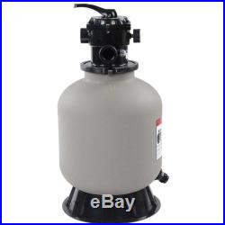 16 Above Inground Swimming Pool Sand Filter with Valve Fit 1/2HP 3/4HP Water Pump