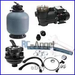 16 Sand Filter 2800GPH Above Ground Swimming Pool Pump intex compatible