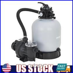 16 Sand Filter Pump 3/4 HP 3435 GPH with Timer Pool Pump for Above Ground Pools 16 Sand Filter Pump 3/4 HP 3435 GPH with Timer Pool Pump for Above Ground Pools