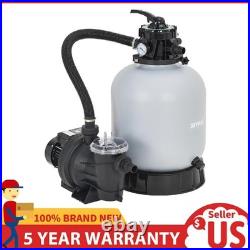 16 Sand Filter Pump 3/4 HP 3435 GPH with Timer Pool Pump for Above Ground Pools 16 Sand Filter Pump 3/4 HP 3435 GPH with Timer Pool Pump for Above Ground Pools