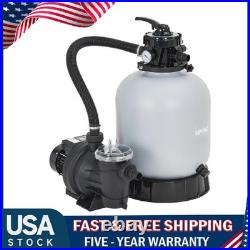 16 Sand Filter Pump 3/4 HP 3435 GPH with Timer Pool Pump for Above Ground Pools 16 Sand Filter Pump 3/4 HP 3435 GPH with Timer Pool Pump for Above Ground Pools
