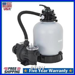16 Sand Filter Pump 3/4 HP 3435 GPH with Timer Pool Pump for Above Ground Pools 16 Sand Filter Pump 3/4 HP 3435 GPH with Timer Pool Pump for Above Ground Pools